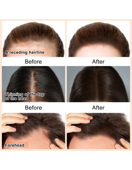 Barra de Polvo Corrector de Raíces Boobeen - Marrón Oscuro