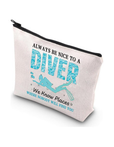Bolsa de Maquillaje BDPWSS 22.86x17.02cm Diseño Buceo