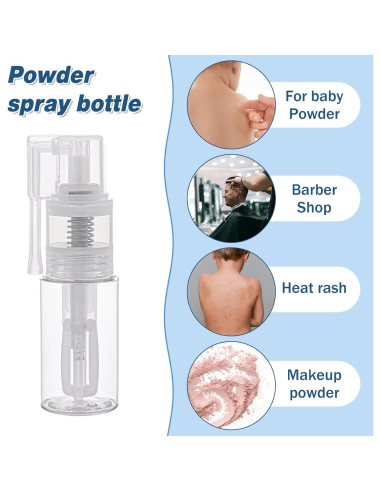 Botellas de Spray de Purpurina KALIONE 35ml y 14ml Reutilizables