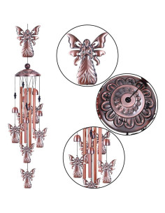 Campanas de Viento de Ángel xxschy 91.44 cm Decoración Jardín 2