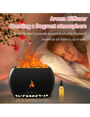 Difusor de Aceite Esencial PLUWEL HYB-02 350ML con Luz Nocturna