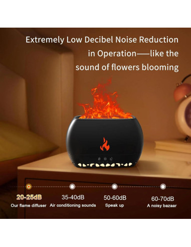 Difusor de Aceite Esencial PLUWEL HYB-02 350ML con Luz Nocturna