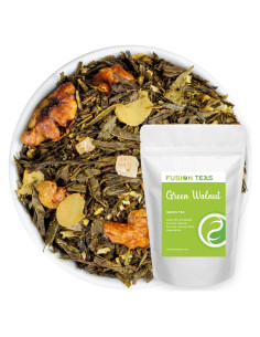 Té Verde Sencha Gourmet Fusion Teas con Nuez y Piña 0.45 kg