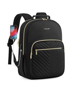 Mochila LOVEVOOK Acolchada para Laptop 15.6" Negra