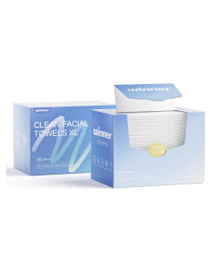 Toallas de cara Winner 100% algodón biodegradable 110 unidades