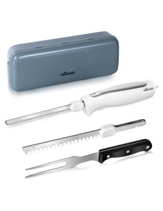 Cuchillo Eléctrico HousesAid 150W con 2 Cuchillas Inoxidable