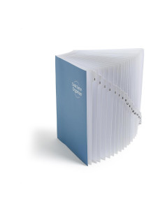 Organizador de Escritorio Expandible Smead A-Z 20 Divisores Azul