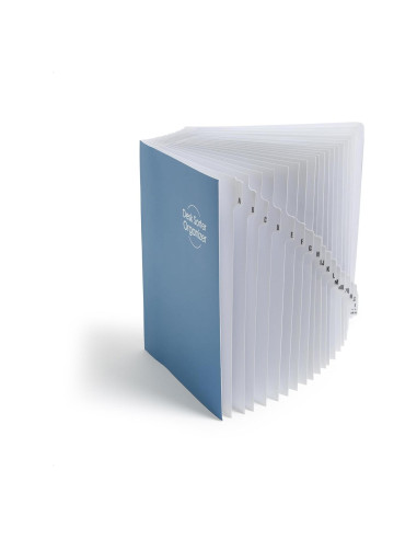 Organizador de Escritorio Expandible Smead A-Z 20 Divisores Azul