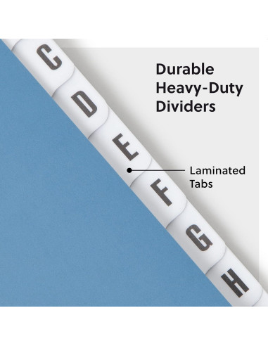 Organizador de Escritorio Expandible Smead A-Z 20 Divisores Azul