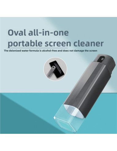 Rociador de limpieza de pantalla DAMENG 2-en-1 con paño microfibra