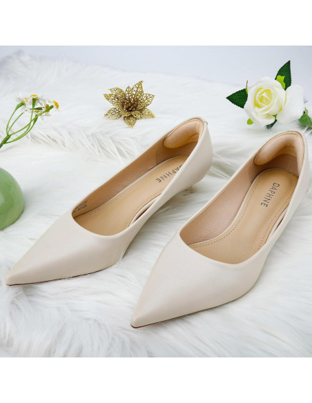 6 Pares Almohadillas Talones Antideslizantes Comfowner Albaricoque