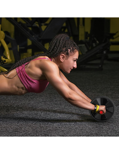 Rueda de Abdominales Genérico Antideslizante 150 kg Negro