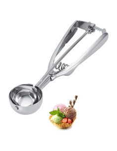 Cucharón de Helado Yosoo de Acero Inoxidable 4 cm con Disparador