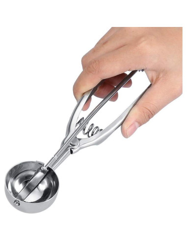 Cucharón de Helado Yosoo de Acero Inoxidable 4 cm con Disparador