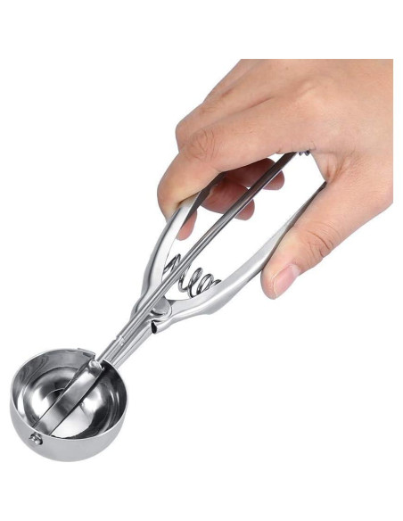 Cucharón de Helado Yosoo de Acero Inoxidable 4 cm con Disparador