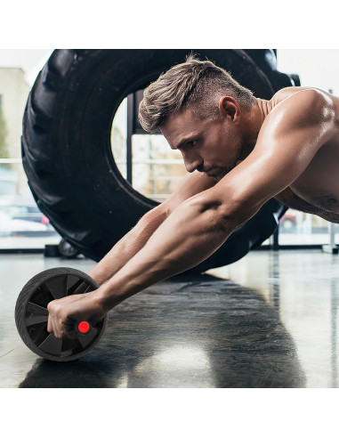 Rueda de Abdominales Genérico Antideslizante 150 kg Negro