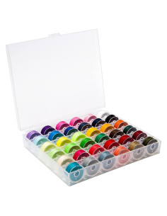 Juego de 36 Bobinas y Hilos de Coser BetyBedy - Tamaño Estándar