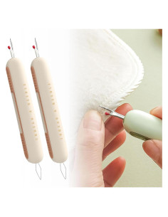 Enhebrador de Agujas y Desgarrador YEQIN 2 en 1 Marrón