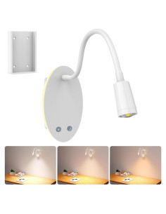 Luz de lectura Jowbeam recargable 360 con 3 colores