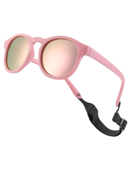 Gafas de sol redondas LIU-WEN polarizadas UV400 para bebés 0-24 meses