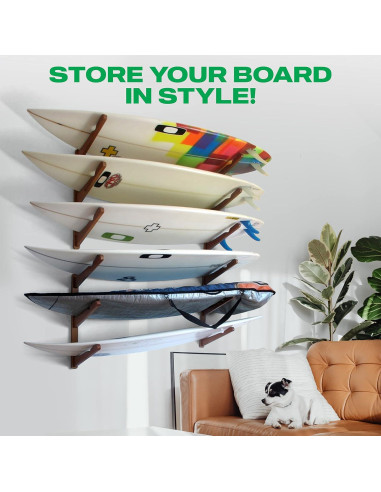 Soporte de Pared COR Surf para Tablas de Surf y Patinetas