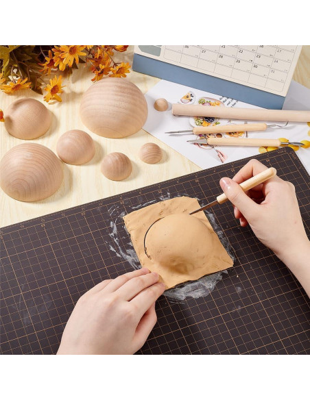 Juego de Herramientas de Cerámica BENECREAT 8 Piezas 20-90mm