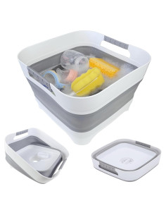 Lavabo Plegable GIMWA 9.8L para Biberones y Platos - Gris