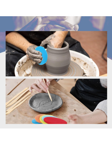 Kit de Arcilla de Modelado Feifeiya 900g Gris con Herramientas
