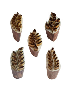 Sellos de Madera Royal Kraft BHtag0070 - Juego de 5 para Impresión