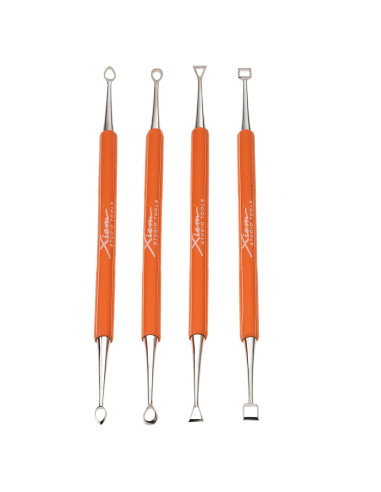 Juego de Herramientas de Tallado Xiem Tools, 4 Piezas, Acero Inoxidable