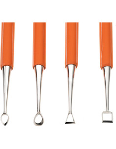 Juego de Herramientas de Tallado Xiem Tools, 4 Piezas, Acero Inoxidable 2