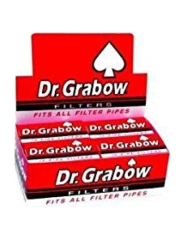 Filtros para Pipa Dr. Grabow - 12 Cajas de 10 Filtros 6mm