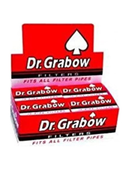 Filtros para Pipa Dr. Grabow - 12 Cajas de 10 Filtros 6mm