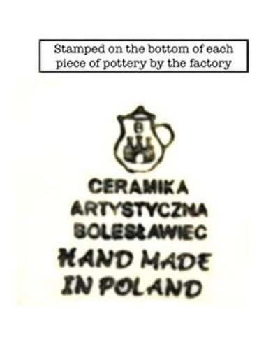 Juego de Sal y Pimienta Cerámica Polaca Galería 3 Piezas