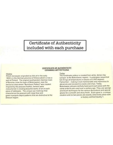 Juego de Sal y Pimienta Cerámica Polaca Galería 3 Piezas