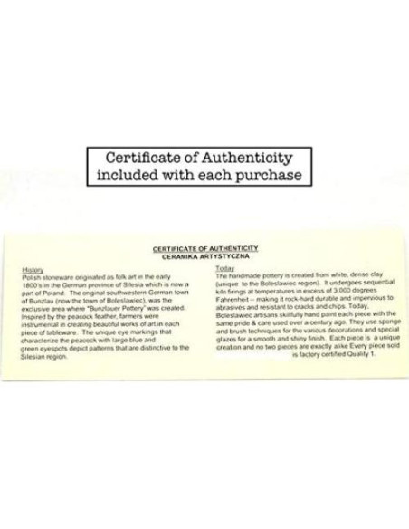 Juego de Sal y Pimienta Cerámica Polaca Galería 3 Piezas