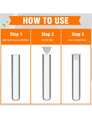 60 Filtros de Pantalla de Tazón JIYIN 16mm Acero Inoxidable