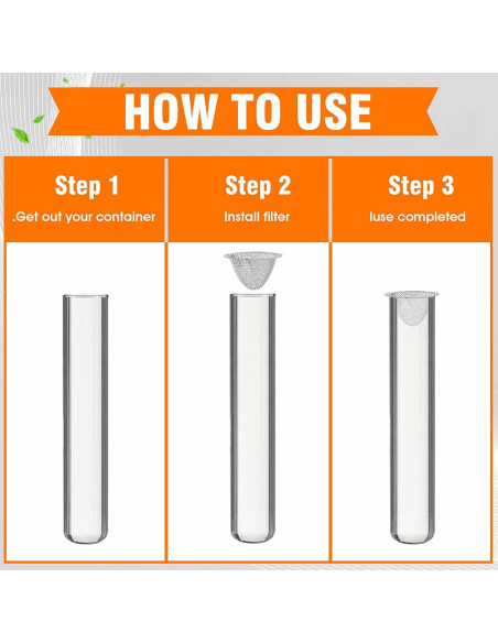 60 Filtros de Pantalla de Tazón JIYIN 16mm Acero Inoxidable