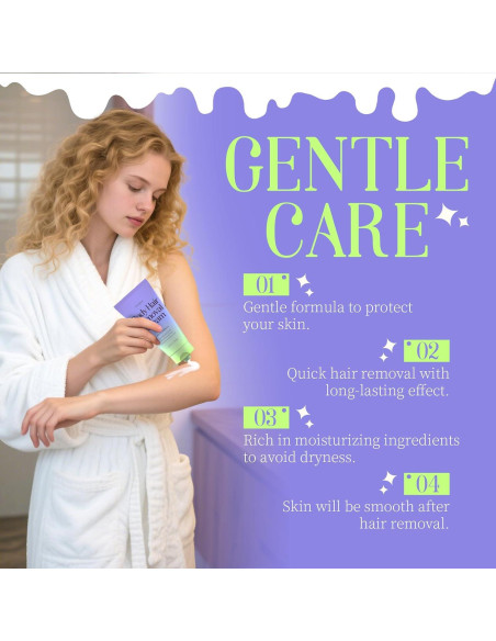 Crema Depiladora Corporal OcoSlow 156g para Piel Sensible