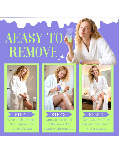 Crema Depiladora Corporal OcoSlow 156g para Piel Sensible