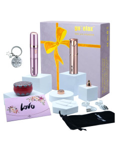 Removedor de Vello Facial Eléctrico Gurelax 2-en-1 Set Regalo