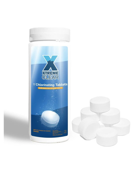 Pastillas de Cloro XtremepowerUS 0.68kg 1" para Piscinas y Spa