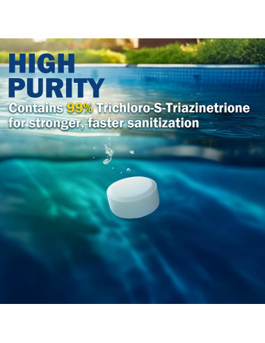Pastillas de Cloro XtremepowerUS 0.68kg 1" para Piscinas y Spa