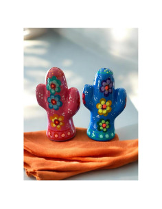 Salero y Pimentero de Cerámica Guerrero Hecho a Mano