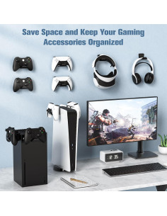 Soporte de Pared KUNSLUCK para Controladores y Auriculares 2