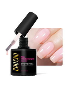 CHUCHU Gel Endurecedor de Uñas Rosa Nude 17.8g - Tratamiento Fuerte