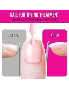 CHUCHU Gel Endurecedor de Uñas Rosa Nude 17.8g - Tratamiento Fuerte 2