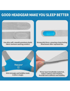 Cabezal de Reemplazo F20 Rescare con Clips y Correas Mediano 2