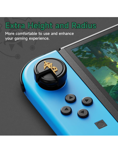 Tapas de Agarre para Pulgar JINGDU Joy Con Zelda 4PCS