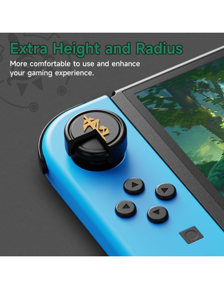 Tapas de Agarre para Pulgar JINGDU Joy Con Zelda 4PCS